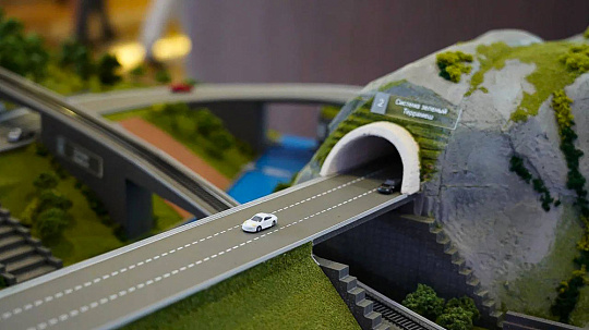 Строительство новой скоростной трассы Джубга - Сочи