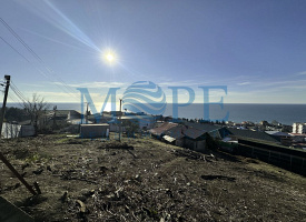 Продается уникальный видовой участок с панорамным видом на море и горы
